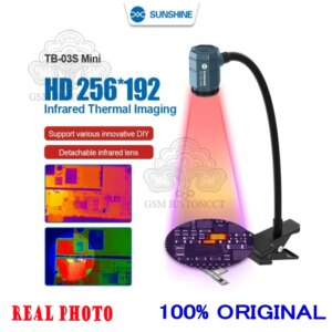 SUNSHINE Mini Infrared Thermal Imaging Instrument, HD 256*192 Mainboard Short Circuit Detection PCB Fault Quick Diagnosis TB-03S