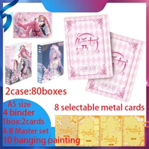 Latest A5 Boards Embroidered Maiden Hobby Spicy Waifu Board Doujin Booster Rem Boa Nami Genshin Furina Rare Card Toy Gifts