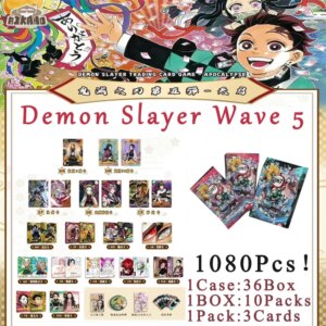 2025 Demon Slayer Apocalypse Wave 5 CardWholesale New Process Colored Paper Anime Character Collection Card Hobbies Gift