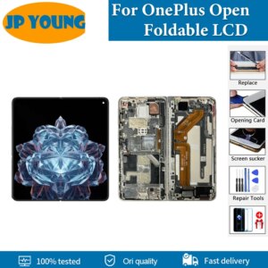 7.82″ AMOLED For OnePlus Open Foldable Screen LCD Display CPH2551 Touch Screen With Frame Digitizer Assembly Replacement Parts