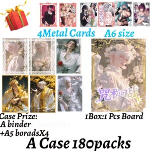 2025 Latest Wuyu JJk Jujutsu Kaisen A6 BoardsGojo Satoru Nanami Hobby Collection Cards Doujin Booster Box Kids Toys Gifts