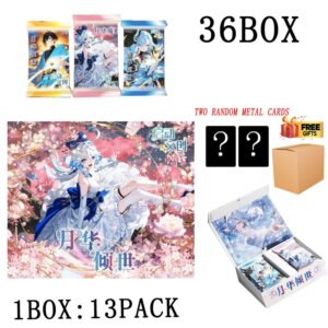 Qidongwenhuang Wholesales Genshin Impact Character Collection Cards Moon Is In Awe Wave 1 High Quality Children Toy Gifts