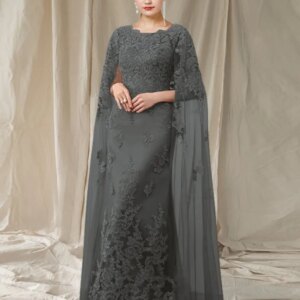 Classic Mother of the Bride Dress Cap Sleeves 2025 Jewel Floor Length Chiffon Lace Appliques Guest Party Gowns Robe De Soiree