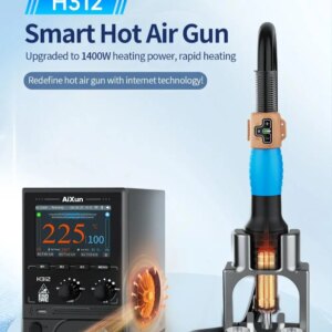 AiXun Intelligent Hot Air Gun Soldering Station, BGA Rework Station 1400W Heat Gun, HD Display for PCB Welding Repair Tool, H312