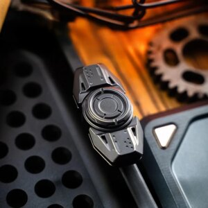 MACKIE Fidget Gyro EDC Slider Magnetic Push Card Decompression Artifact Adult Leisure Entertainment Decompression Toy Desk Toy