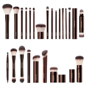 Hourglass Makeup Brush Set Kit Include Powder Foundation Concealer Lip Blusher Bronzer Eyeshadow Eyeliner Highlight Brush W 2412