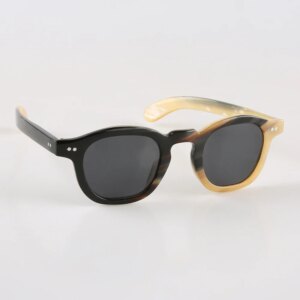 Women Sunglasses Men Square Unique Retro Handmade Natural Horn Polarized Sunglass Man Luxury Fashion Classic Eyeglasses Glasses