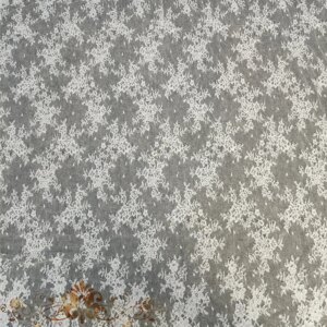 Delicate Eyelash Chantilly Lace French Floral Embroidered Lace With Coeded Wedding Dresses Lace Fabric