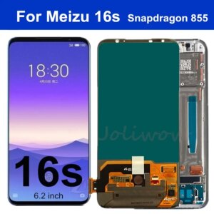 6.2″ For Meizu 16s LCD Snapdragon 855 Super AMOLED LCD Screen Display+Touch Panel Digitizer Assembly for MEIZU 16S LCD