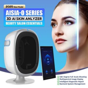 AISIAO 3D AI Skin Analysis Mirror Professional Facial Scanner Acne Inflammation Detection Salon Quality Diagnostic Tool