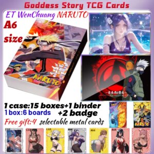 2025 Newest ET WenChuang NARUTO A6 Boards Acrylic Series Collection Cards Fight Chapter Pro Chapter Game Cards Gifts