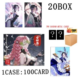Wholesales Demon Slayer Collection Booster Box Goddess Chapter Wave 1 Yingluo Wenchuang Acrylic Color Paper Waifu Toy For Adult