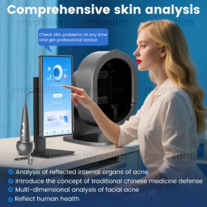 15.6 inch Facial Skin Analysis Scanner AI Skin Analyzer Machine 3D Facial Skin Analyzer Machine Scalp Analyzer Multi-Language