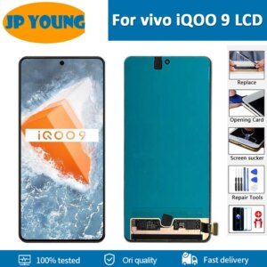 6.56″Original AMOLED For vivo iQOO 9 LCD Display Touch Screen Assembly Replacement Accessory For VIVO IQOO9 LCD Screen