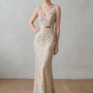 Sexy Mermaid Wedding Guest Dress Floor Length V Neck Sleeveless Sparkle Sequin Mother of the Bride Gown 2025 Free Customized