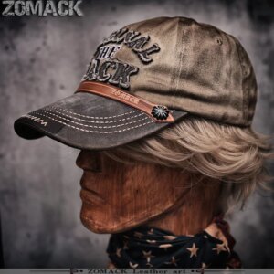 Handmade Yuppie Hat Retro Japanese Men’s Distressed Canvas Baseball Cap Big Circumference Soft Top Letter Duck Truck Ripped