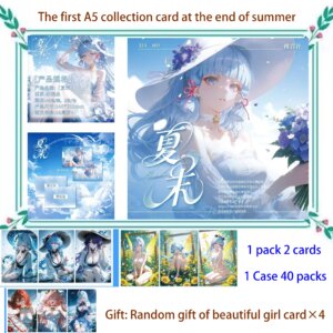 The latest wholesale goddess story collection card character wife card Xia’s first bullet A5 collection card animation toy card