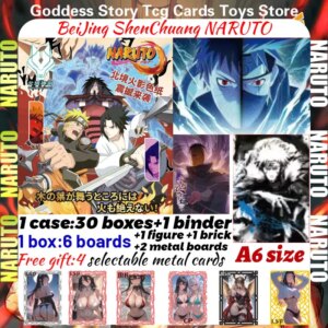 2025 Newest BeiJing ShenChuang NARUTO A6 Boards Arcylic Series Collection Cards Fight Chapter Pro Chapter Game Cards Gifts
