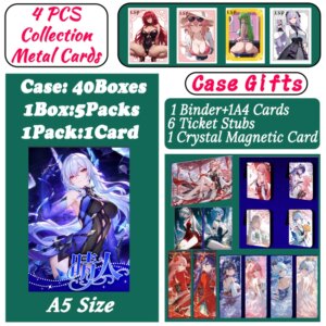 Wholesale 2025 Newest Goddess Story A5 Size Qingren Goddess Acrylic Card Board Waifu Glass Yae Miko Doujin Toys Artboard Gifts