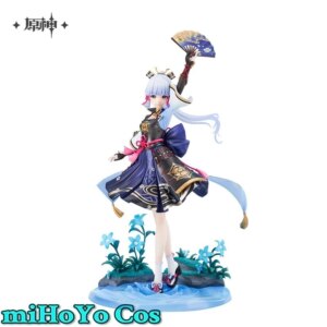 [Genuine] miHoYo Game Genshin Impact Kamisato Ayaka Ver.1/7 Desktop Collection Ornaments Anime Cartoon Accessory Halloween Gift