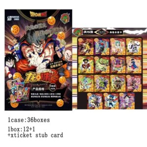 2025 Limited Dragon Ball Cards Super Booster Box Multiple Crafts Classic Phahtom Card Anime Playing Trading Cards Kids Toys