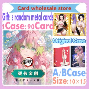 2025 Newest NuanKa Culture Demon Slayer Boards Nezuko Shinobu Anime Kimetsu Yaiba Booster Box Tcg Card Toy Hobbies Gifts