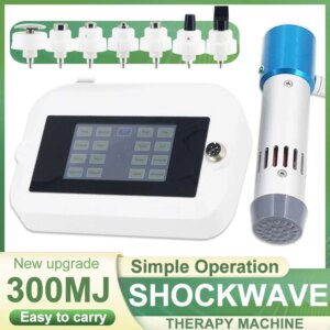 Professional 300MJ Shockwave Therapy Machine Pain Relief Muscle Realx Ajustable Energy Portable Shock Wave Instrument
