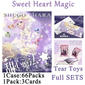 2025 Sweat Heart Magic Tear Toys Collection Colored Paper New Process Anime Character Collection Card Kids Toys Hobbies Gift