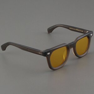 Quality Vintage Thick Matte Acetate Oval SunGlasses Frame Men Women Handmade Eyewear Designer Style Vintage Fashion Glasses