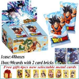 Wholesale Star Card Dragon Ball Z Collection Cards Deluxe 2-Yuan Pack Anime Son Goku Saiyan Vegeta Trading Game Battle Cards