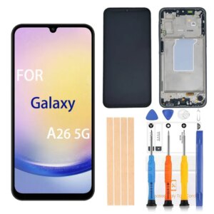 Original Amoled LCD Digitizer for Samsung Galaxy A26 5G Screen Replacement SM-A266U, SM-A266U1, A266E，SM-A266B/DS Touch Display,