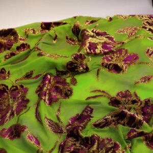 Woven Velvet Brocade Jacquard Digital Printing Fabric High-End Dress Cheongsam Cloth