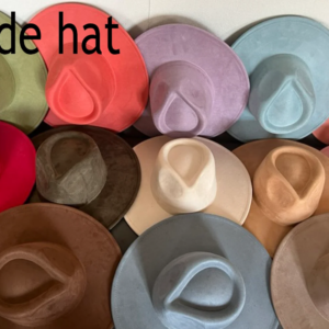 9cm New Suede Top Hat Wide Brim Fedora Hat Men Women Autumn Winter Felt Jazz Hats Classic Church Fedoras Chapeau Sombrero Mujer