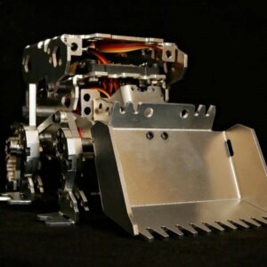 Metal Hexapod Robot with MG90S Science Spider Bulldozer Robot For Arduino DIY Kit App Control Maker Programmable Robot RC Toys