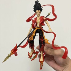 Authentic Bandai Jidong Nezha: The Demon Child Of Nezha The Reincarnated Youth Nezha Aobing Hong’er Figure
