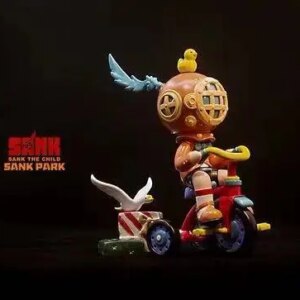 Sank Toys Sank The Child Little Sank Flying High White Swan Resin Painted Collection Figurine Figure Model Statue