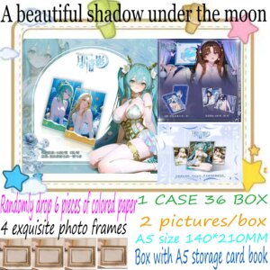Wholesale latest goddess story card moon shadow A5 color paper character wife collection game toys sexy bikini big breasts hobby