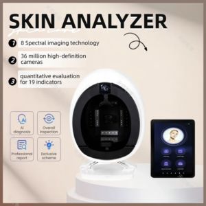 Mirror Skin Analysis 8 Spectra 3D Intelligent Mirror Wood Lamp Facial Scanner UV Skin Analyzer Machine Skin Analyzer.