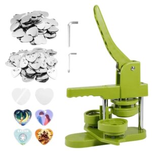 2025 Heart Shaped Badge Machine Badge Machine Practical Self-made Bar Pump Machine Bar Pump Holder Pressing Mold Badge Machine