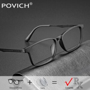 TR90 Men’s Glasses Frame Clear Lenses Prescription Eyewear Myopia Progressive Optical Vision Anti Blue Light Reading Glasses