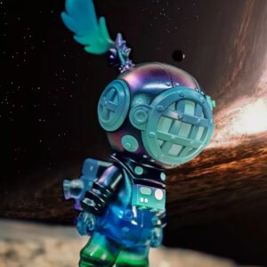 Sank Toys Sank The Child Little Sank Space Traveler Black Magic Resin Painted Collection Figurine Figure Model Statue