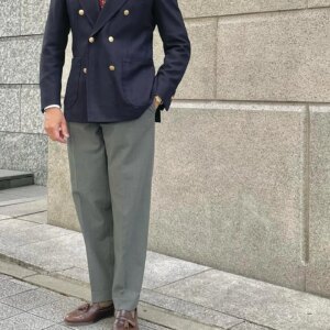 Leisure Business Men Suits Tuxedos Notched Lapel Bouble Breasted 2 Pieces Blazers Pant Hand some Custom size Special Occasion