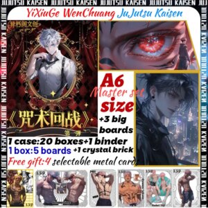 2025 Newest YiXiuGe WenChuang JuJutsu Kaisen A6 Boards Acrylic JJK Card Collection Boards Gojo Satoru Nanami Sukuna Hobby Gift