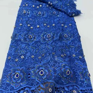 2025 New African French Mesh Organza Lace Fabric High Quality African Stones Cord Lace Fabrics For Nigerian Bridal Wedding Dress