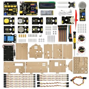New Keyestudio Smart IOT Home Kit with PLUS Board for Arduino Starter Kit DIY Projetcs STEM Programming /CE Compliant DIY Toys