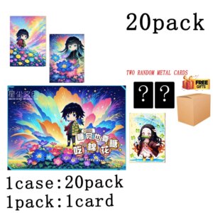 Wholesales Demon Slayer Collection Card Xingchen Wenchuang A5 Collection Card Cute Style Board Game Toys For Kids Adult Gift