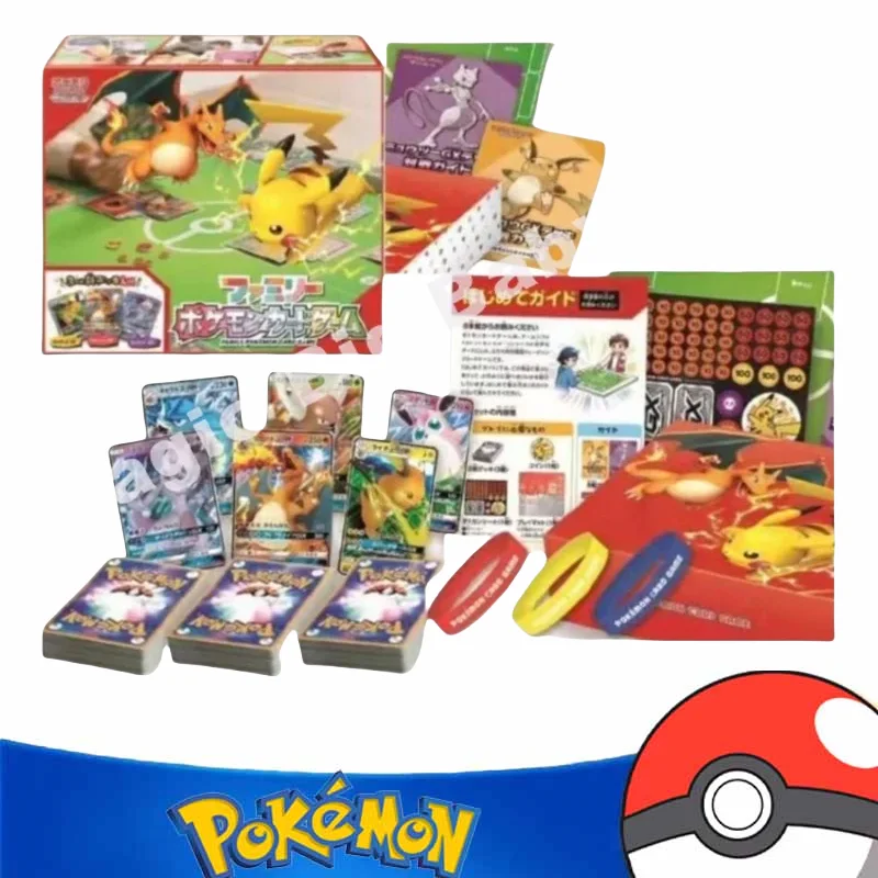 Pokemon Cards Original Trading PTCG Cartoon Sun and Moon Card Charizard Pikachu Family Pre-group Pokémon PTCG