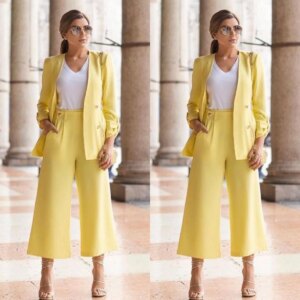 Summer Fashion Women Blazer Pants Suits Formal Wedding Party Wear Red Carpet Show Business Outfit Wear Customized 2 Pieces