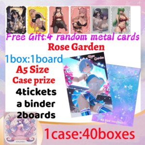 2025 Newest Rose Garden A5 Size Waifu Boards Collection Box Doujin Booster Spicy Art Toy Gift for Hobbyists