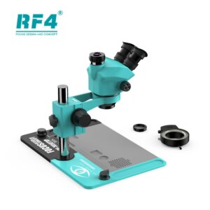 RF4 RF-7050TVP Trinocular Stereo Microscope 7-50X Continuous Zoom for Computer Mobile Phone Motherboard Checking Repair Tool